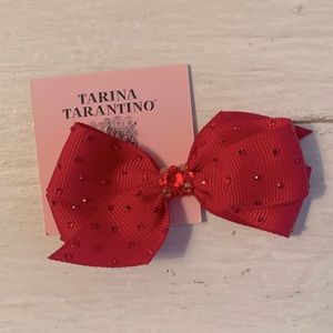 Tarina Tarantino bow hair clip